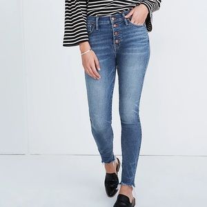 Madewell 10” high-rise skinny crop, size 26